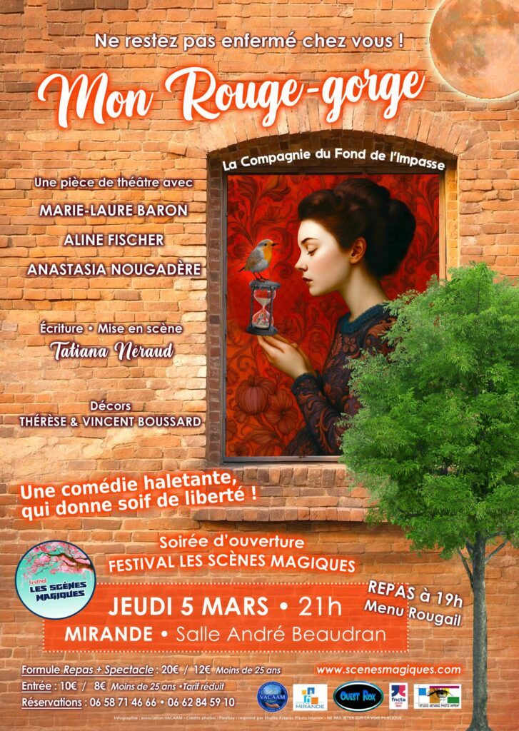 Pièce de théâtre MON ROUGE-GORGE